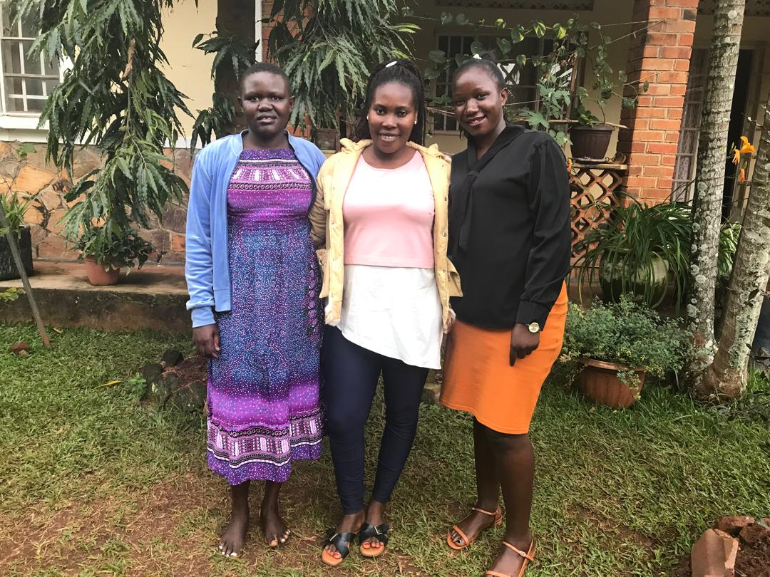 Krankenschwester Mary (rechts) mit dem Team